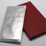 JACQUES MARIE MAGE SOFT POUCH – GENUINE LEATHER SILVER